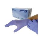 DERMAGRIP Powder Free Blue Nitrile Hand Gloves- 100pc