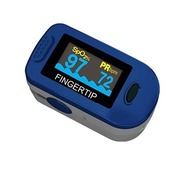 18200-1.jpg Portable Color OLED Fingertip Pulse Oximeter with Blood Oxygen Saturation Monitor - Image 1