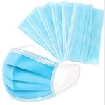 Disposable 3ply Surgical Face Mask Melt-Blown and Non-Woven Fabric with Nose Bar