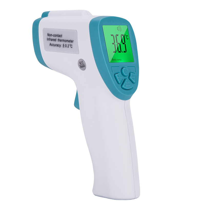 Brand-Guucy-Forehead-Lcd-Body-Water-Electronic-Baby-Blue-Infrared-Digital-Thermometer-Fever-Digital-Non-contact-1.jpg BoHui Non-Contact Infrared Thermometer - Image 1