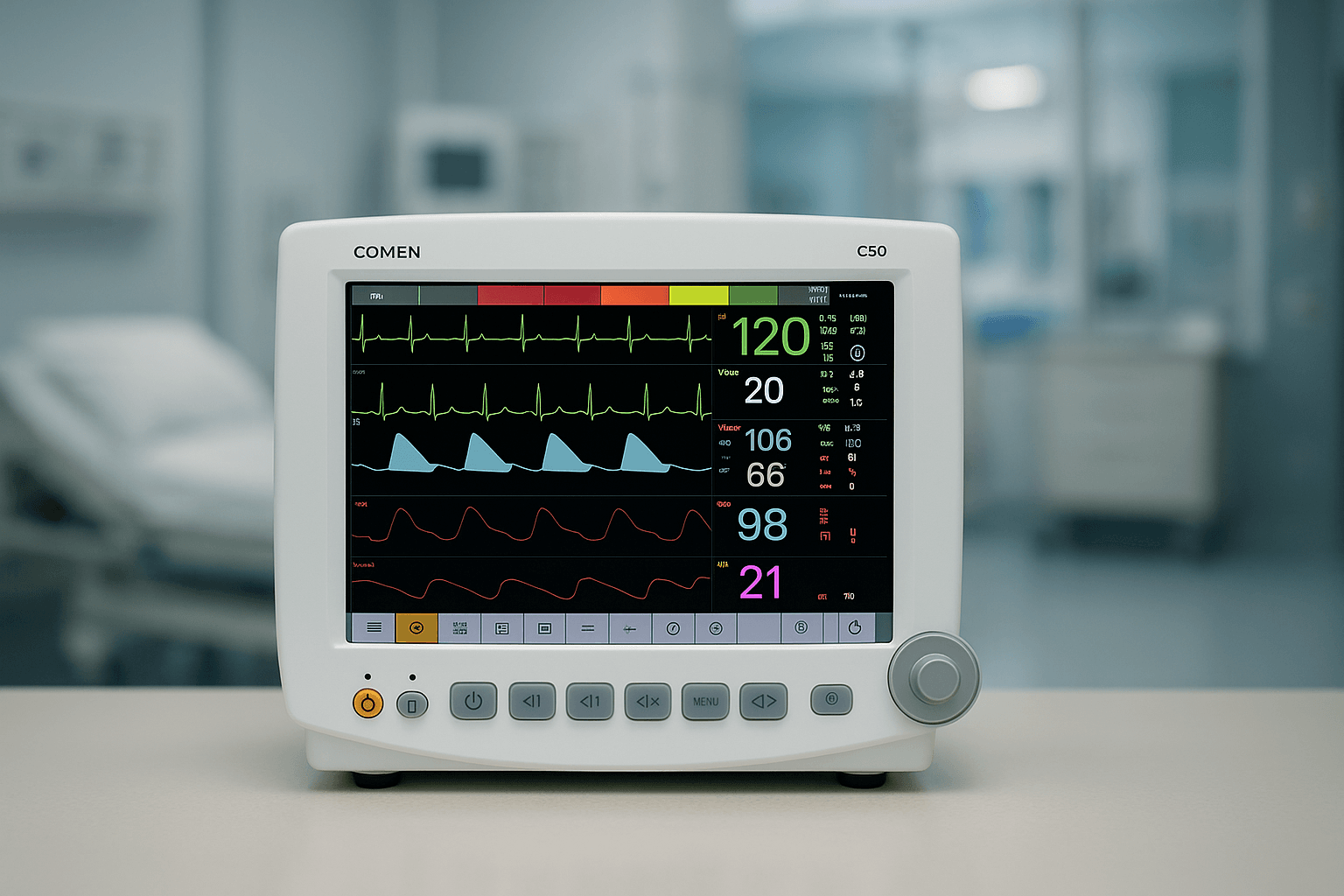 ChatGPT-Image-May-25-2025-11_12_41-AM.png COMEN C60 Multi Parameter Patient Monitor - Image 1