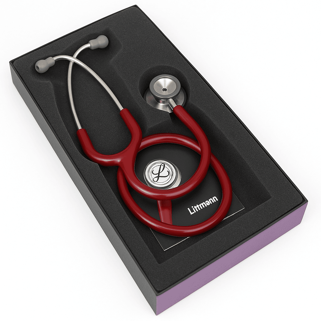 ChatGPT-Image-May-26-2025-02_34_31-PM.png 3M Littmann Stethoscope Classic – III Burgundy 5627 - Image 1