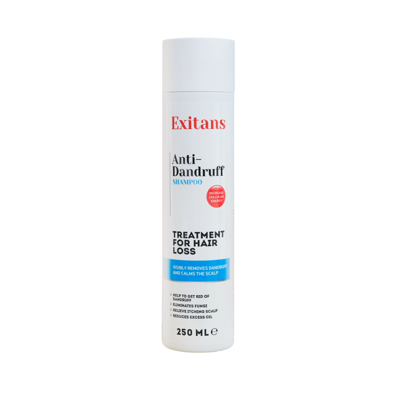 Crevil-Exitans-Anti-Dandruff-Shampoo-1.jpg Crevil Exitans Anti-Dandruff Shampoo 250 ml - Image 1