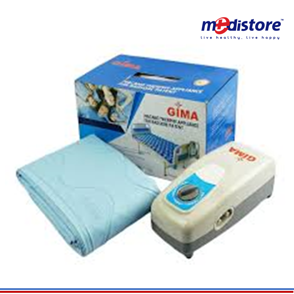 Gima-Anti-Bedsore-Air-Mattress.png Medical Air Mattress with Pressure Pump | Gima | Taiwan - Image 1