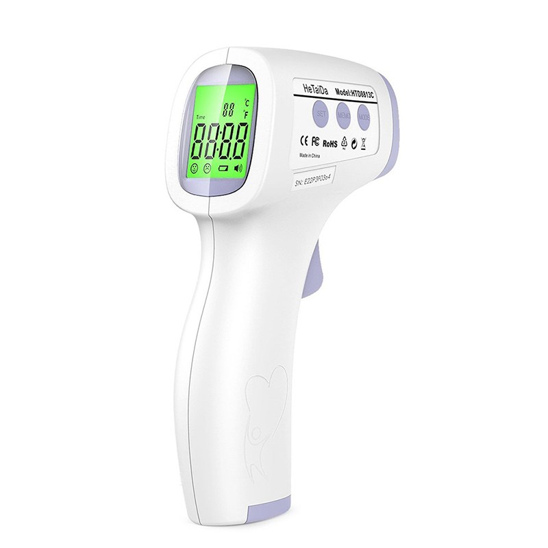 LCD-Backlight-Body-Forehead-Thermometer-Non-contact-Infrared-Fever-Temperature-Gun-For-Surface-Body-Measurement-Device-1.jpg XINQI Non-contact Infrared Digital Thermometer - Image 1