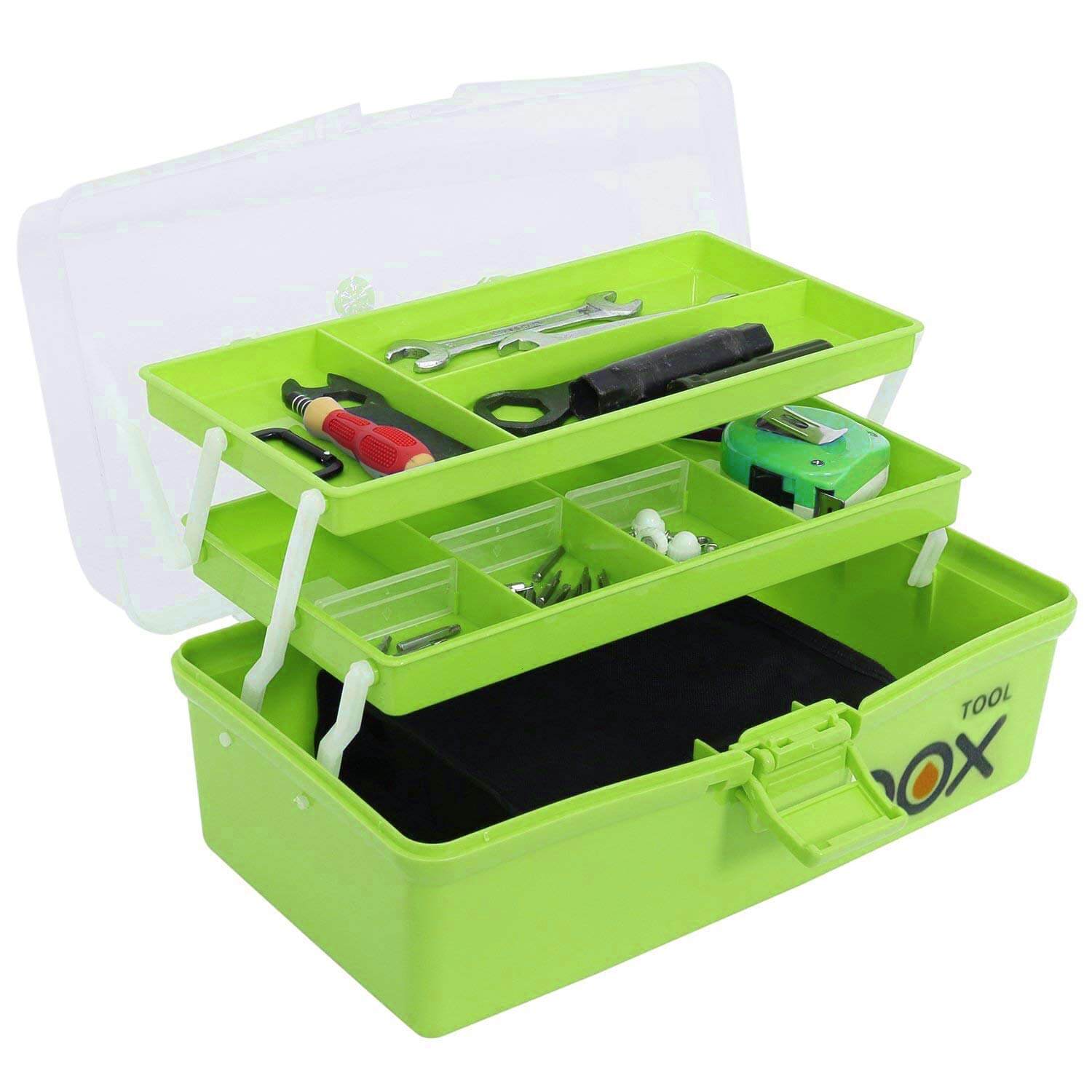 Tool-Box-Case-Portable-3-Layer-1.jpg Medicine Organizer Family Emergency First Aid Kit - Image 1