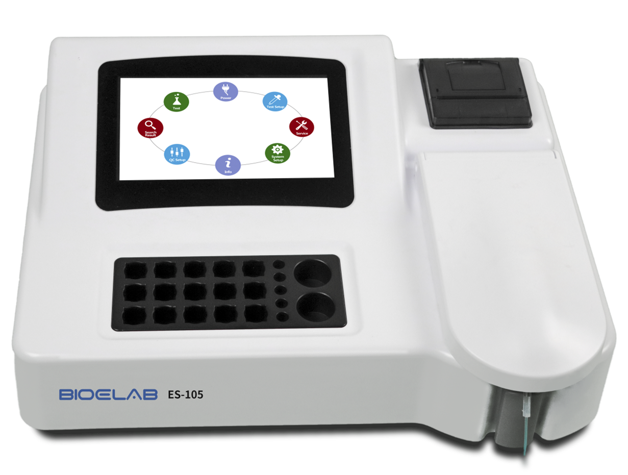 es105.png Semi Auto Biochemistry Analyzer – BIOELAB - Image 1
