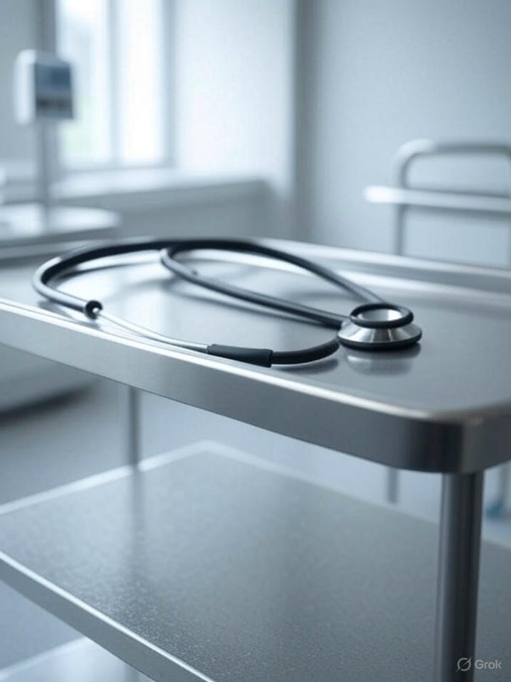 MDF All Black Stethoscope