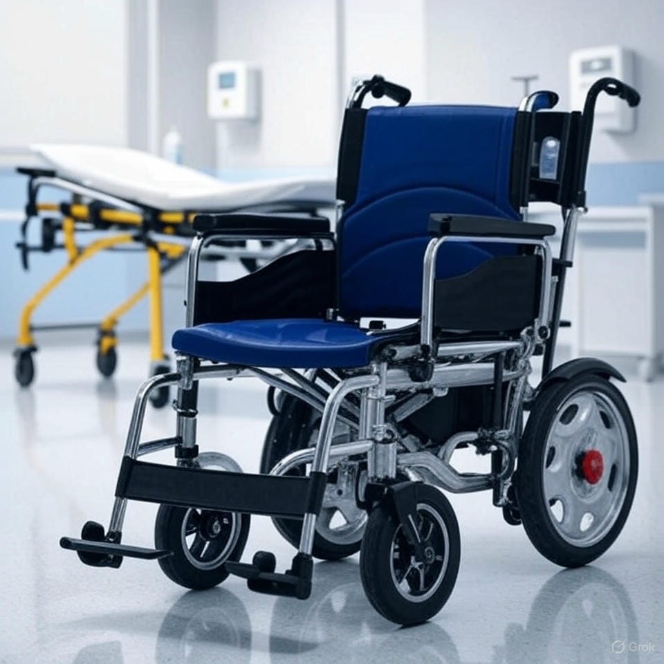 image-2.jpg YH-6001 Foldable Electric Wheelchair with Shock Absorbers - Image 1