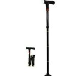 Smart Walking Stick with LED Flash Light, Alarm & FM Radio