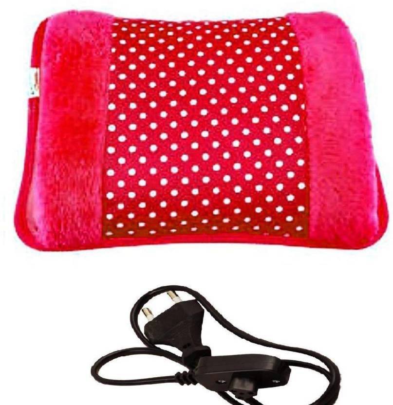 vrct-electric-heat-bag-with-fur-velvet-with-hand-pocket-pain-original-imafb4rehddwpmdq.jpeg Electric Hot Water Bag with Hand Pocket - Image 1
