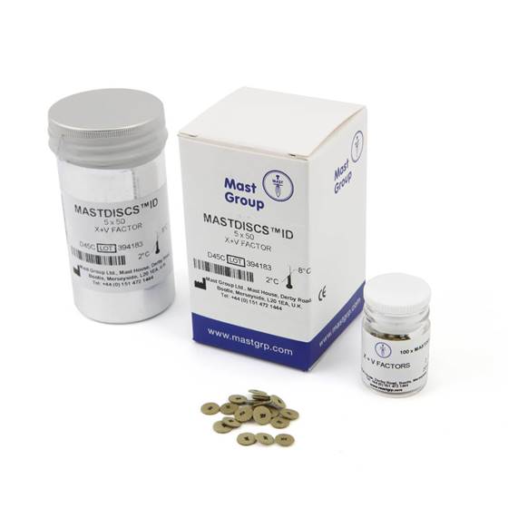 id_cartridge_vial_d45c Mast X+V FACTOR ID Discs - Image 1